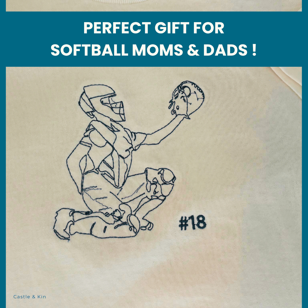 Softball Catcher Custom T-Shirt