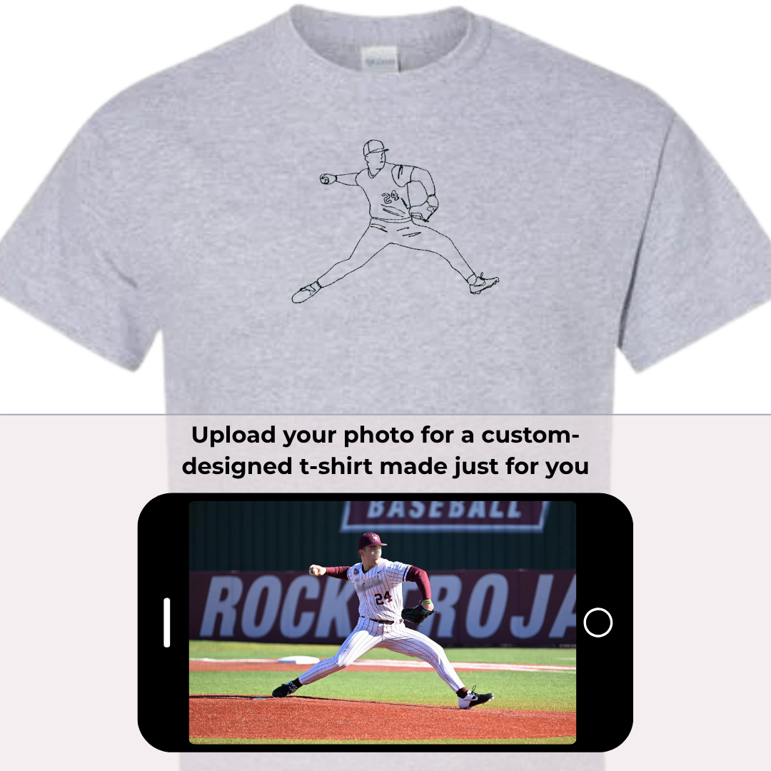 Custom Baseball Embroidered Shirt