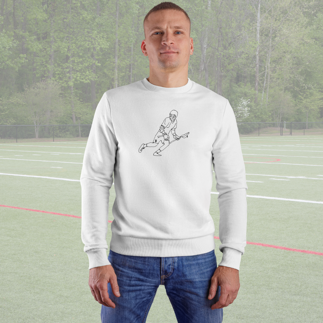 Embroidered Lacrosse Sweatshirt